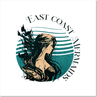 East Coast Mermaids Posters and Art